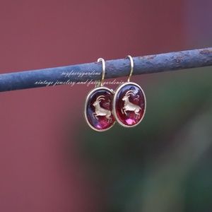 Vintage Kirks Folly Earrings Gold Tone Earrings